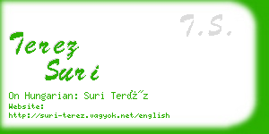 terez suri business card